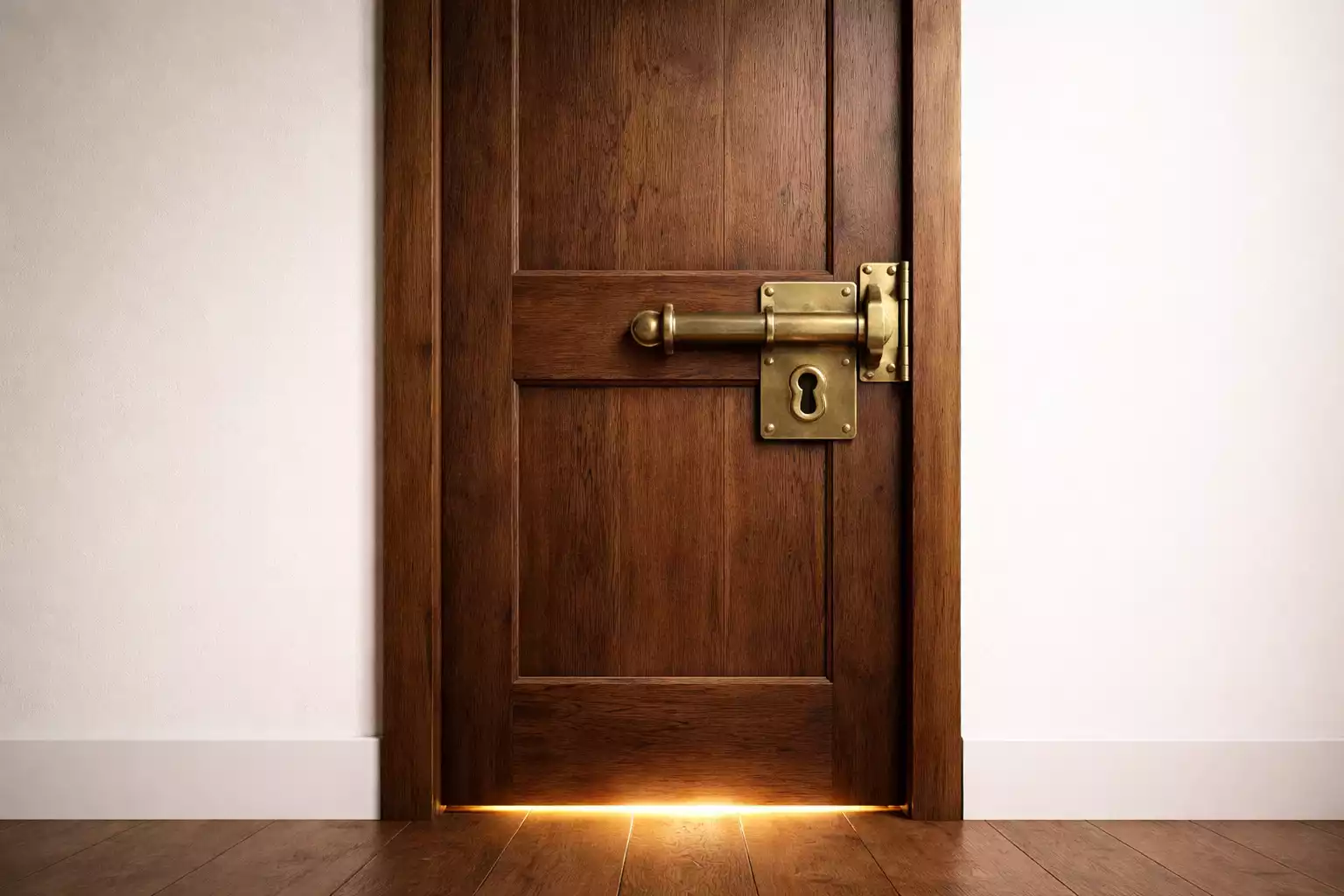 Gesloten deur met een slot als symbool voor zelfuitsluiting en bescherming bij gokken